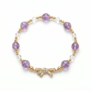 Mio&Gem amethyst bracelet Origin · Fire element crystal bracelet, main image