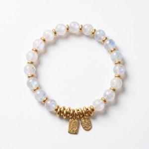 Mio&Gem blue moonstone bracelet Origin · Metal element love crystal bracelet, main image