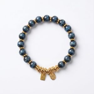 Mio&Gem blue tiger's eye bracelet Origin · Water element career and wealth crystal bracelet, main image