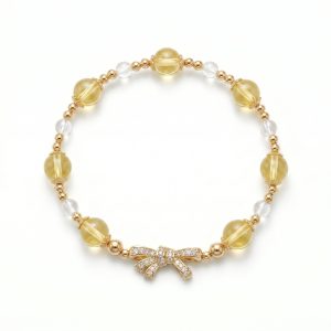 Mio&Gem citrine bracelet Origin · Earth element crystal bracelet, main image